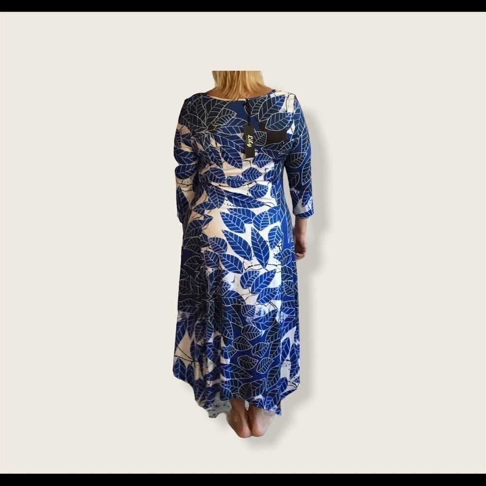 ASYMMETRIC HEM MIDI DRESS - Picture 3 of 10